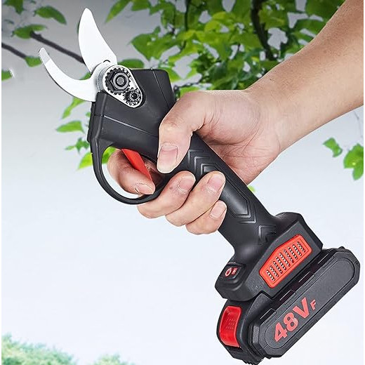 Tesoura De Poda Eletrica De Jardim Portátil Sem Fio Profissional Cortador De Ramos Ferramenta 48v