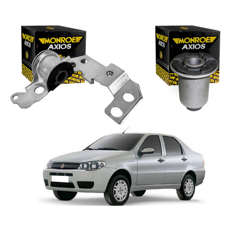 Par Bucha Bandeja Direita Siena 1.0 1.4 1.8 2005 A 2010 em Oferta na Shopee