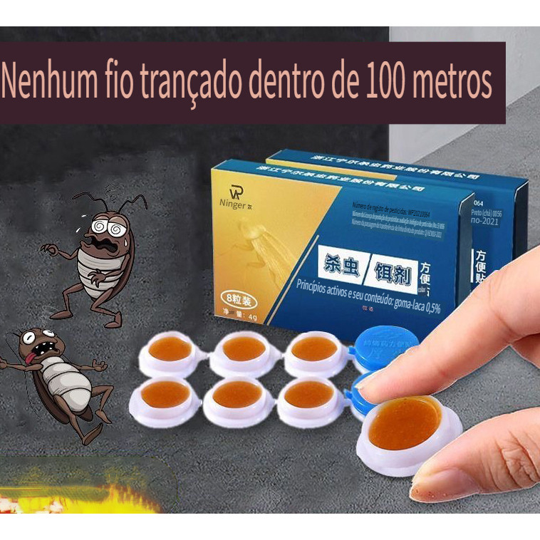 [Entrega Em 24 Horas] 32 Unidades/Caixa Isca Matadora Ninger Para Baratas , Dispositivo Matar