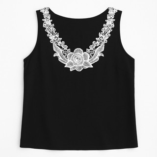 Blusa Feminina Camisa Social Regata com Renda – Estilo Elegante e Casual CP-1002 em Oferta na Shopee