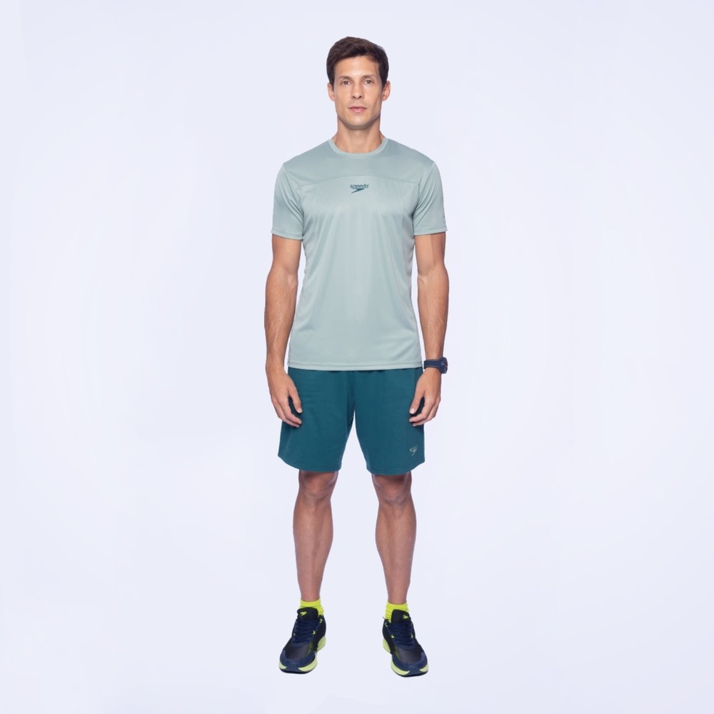 Camiseta Masculina Waves - VERDE SÁLVIA em Oferta na Shopee