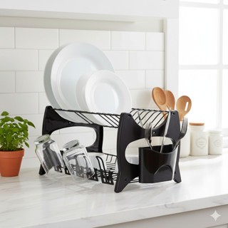 Escorredor De Louça Florença Cozinha Aramado Com Porta Copo Talher 02 Andares em Oferta na Shopee