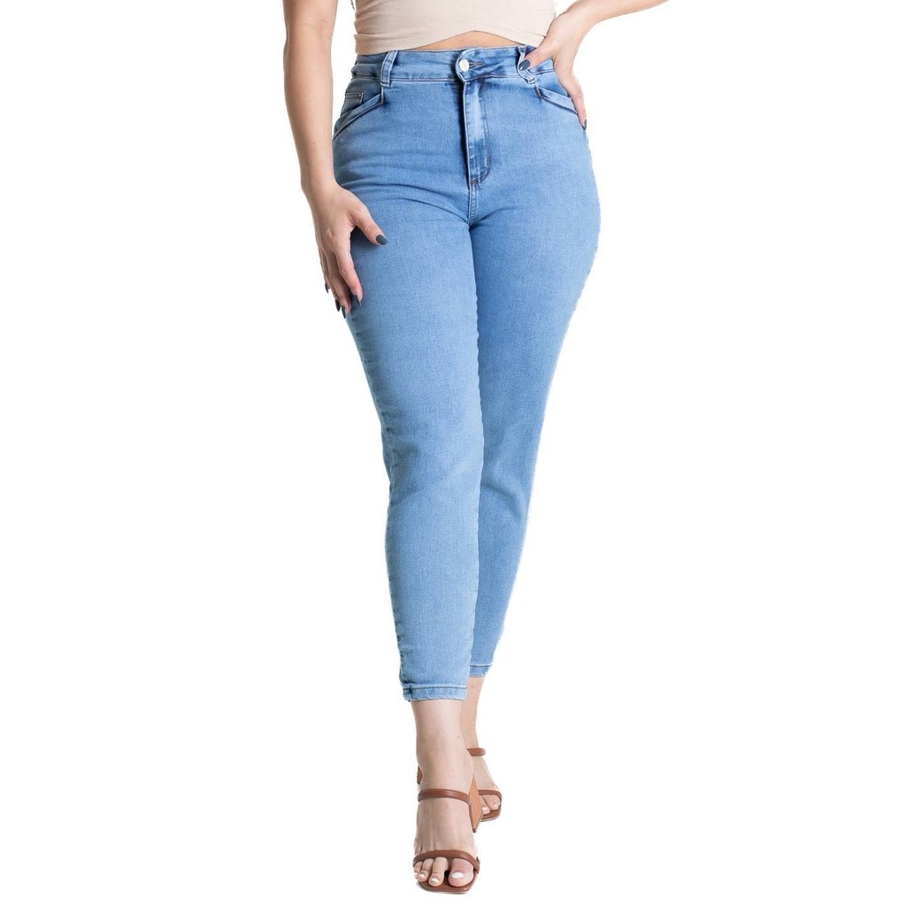 Calça Jeans Sawary Mom - 281007 em Oferta na Shopee