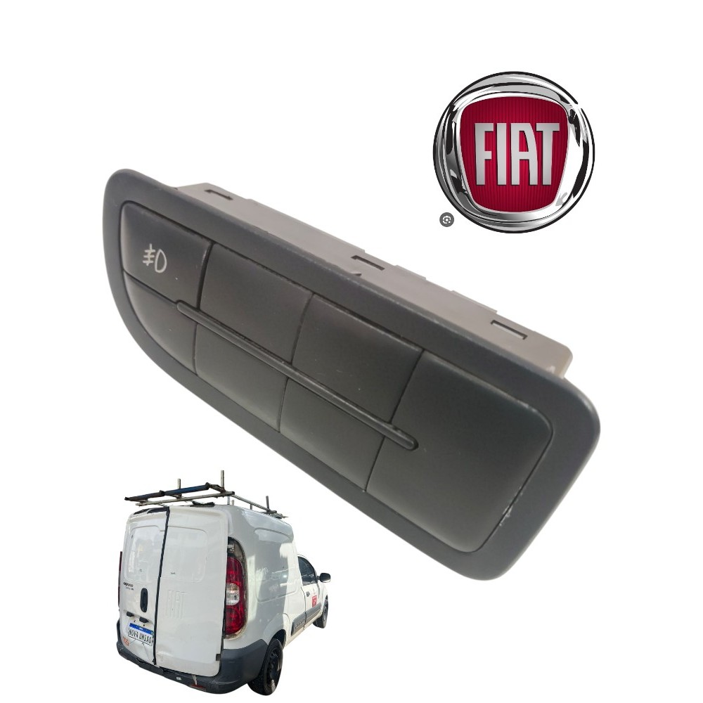 Botão luz Farol de milha Fiat Uno Fiorino nova 2014 a 2021