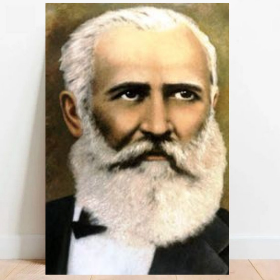 Quadro Placa Decorativa Dr. Bezerra de Menezes Espiritismo Espiritualismo Religião Brasileira 02