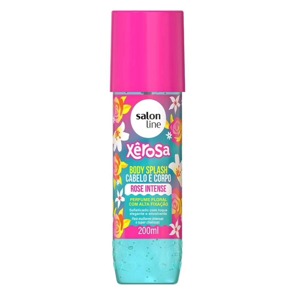 Body Splash Salon Line Xerosa Rose Intense 200ml