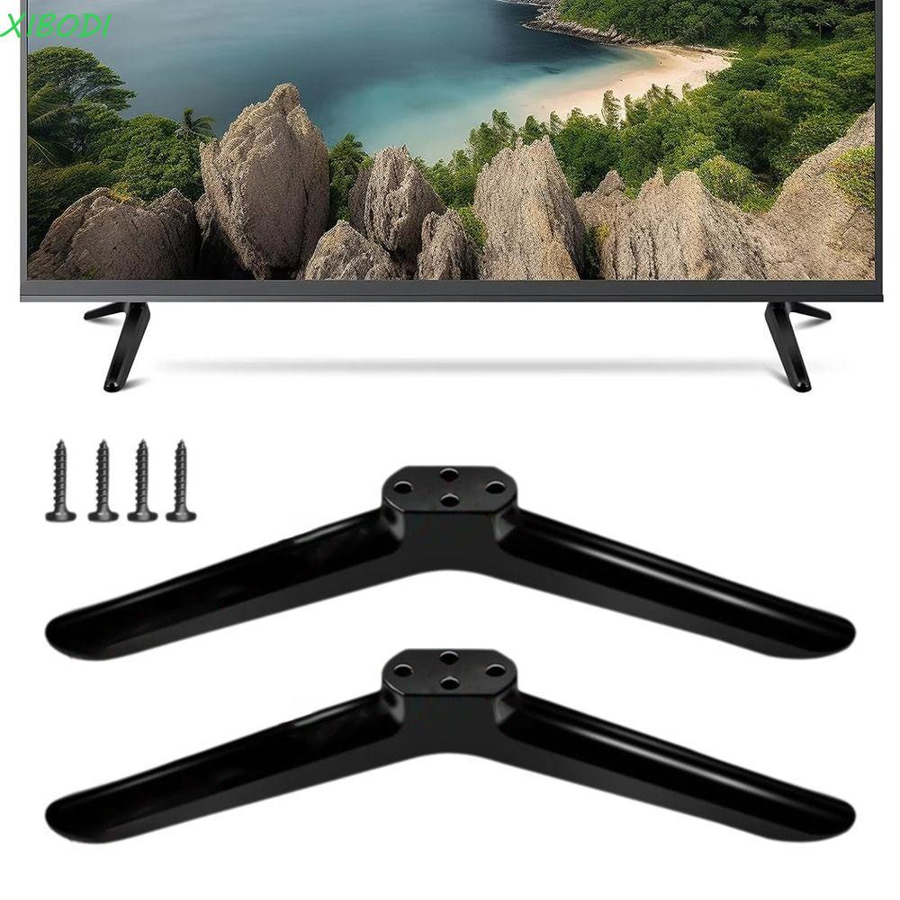 XIBODI Pernas De Suporte De Base De TV , Com Almofadas Antiderrapantes Parafusos Montagem Universal Para Pés De Pedestal