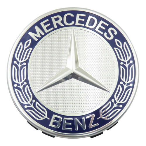 Calota Central Roda Mercedes-benz C180 A1714000125 Original Azul/prata