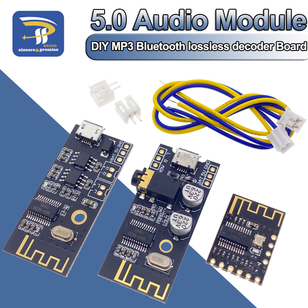 Módulo De Placa Receptora De Áudio Sem Fio Bluetooth MH-MX8 M18 M28 M38 BLT 20M 4.2 5.0 MP3 Decodificador Perdas Estéreo