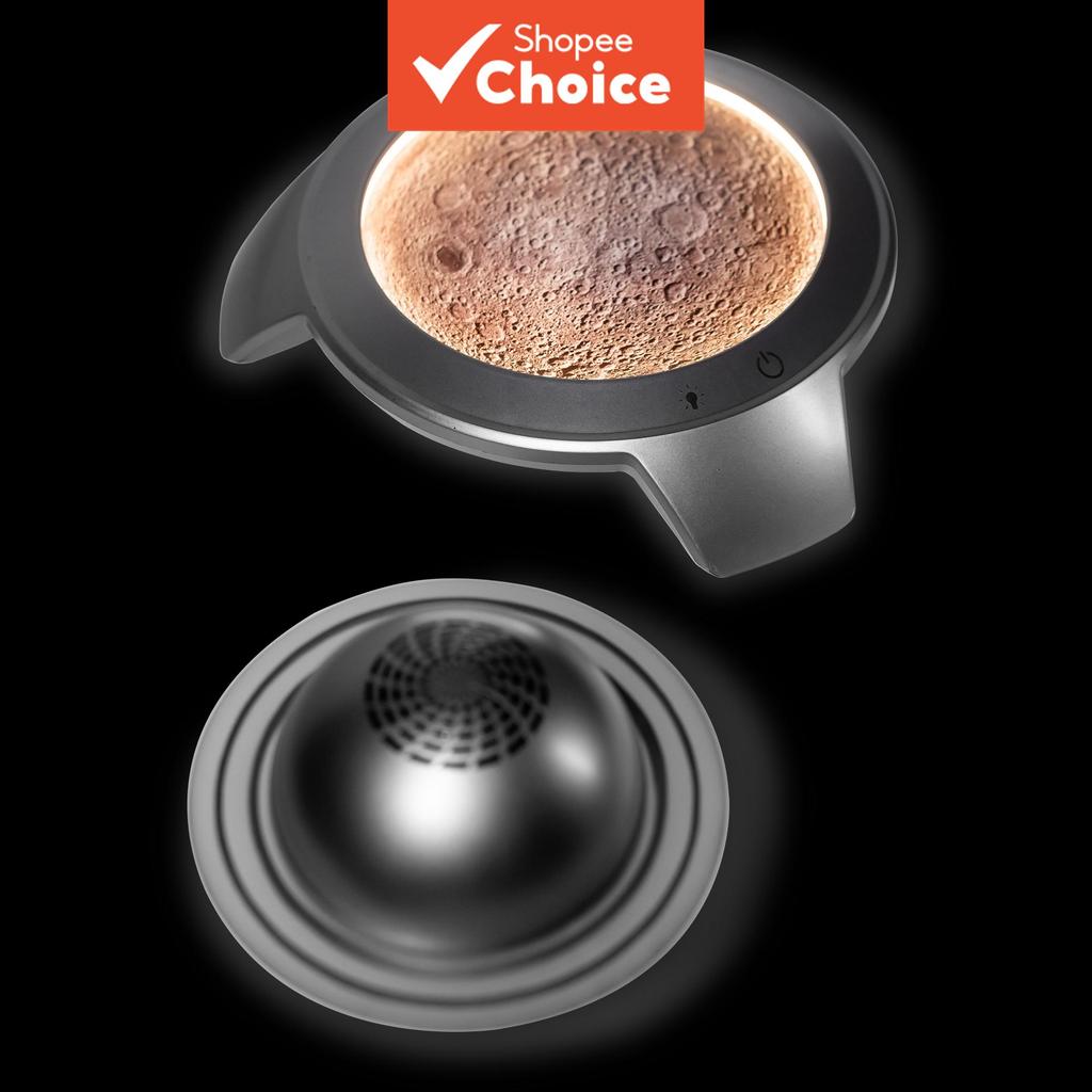 TikTok viral: Caixa de som Saturno de levitação magnética, caixa de som Bluetooth flutuante com luz LED quente,