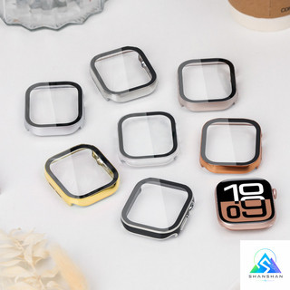 Capa e Protetor de Tela para Apple Watch Ultra 3 2 séries 11 10 9 8 7 6 SE 40mm 44 41mm 45 42mm 46mm 49 Caixas de Relógi