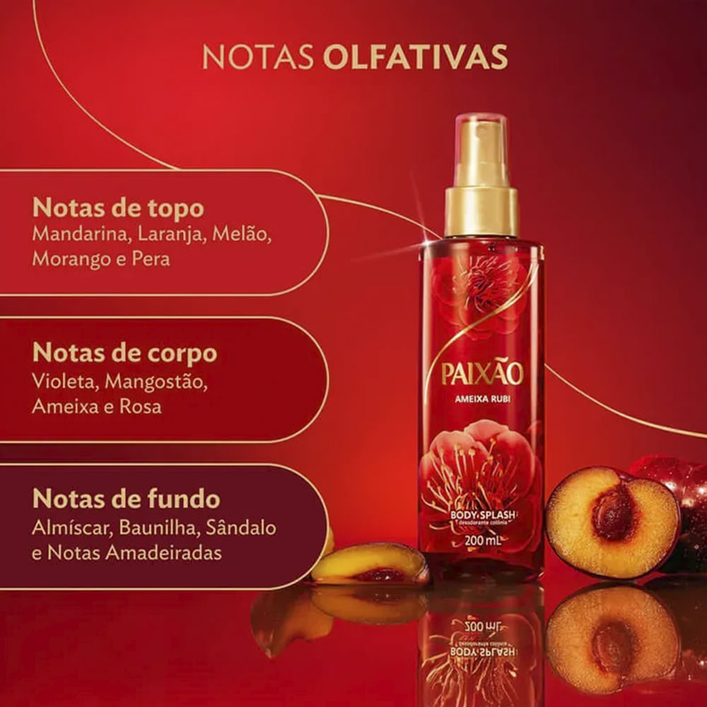 Kit Paixão Tentadora Ameixa Rubi Loção Hidratante + Óleo Corporal + Body Splash · foto 2