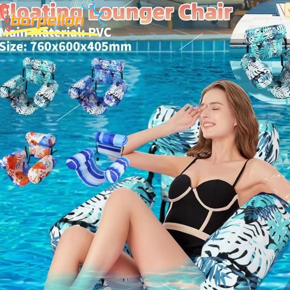 Cadeira Espreguiçadeira Flutuante BARPELLON , Dobrável Com Braço E Encosto Inflável Para Piscina , Sopro