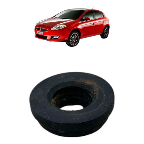 Borracha Coxim Hidrovacuo Fiat Bravo 2011 A 2016 Preto