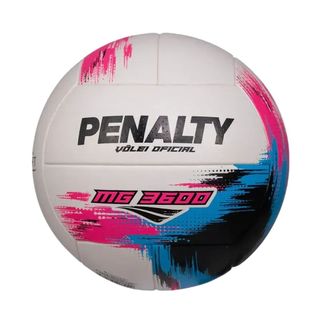 Bola Vôlei Penalty MG 3600 XXV Branco e Rosa