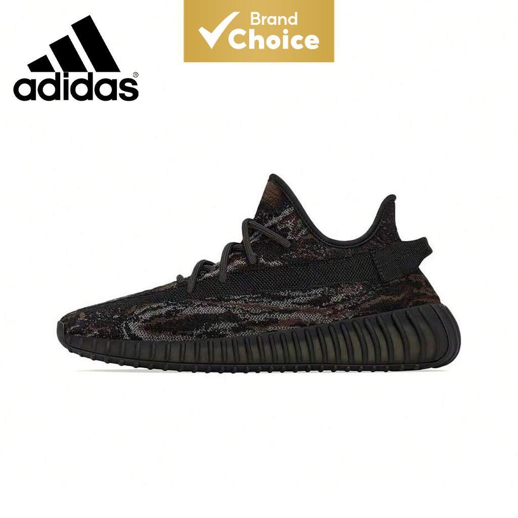 Adidas Originais Yeezy Boost 350 V2 Preto Tiranossauro Rex MX Rock Tecido Esportivo Simples Cor sólida Sapatos casuais