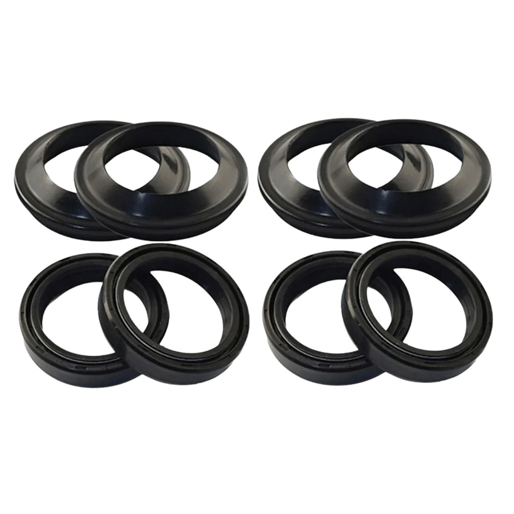RETENTOR GARFO BENGALA + GUARDA PO CARTELA COM 4 UNIDADES CRF 230 NX 350 XLX 350 XR 200 IMPORTADO SPEC 1o LINHA