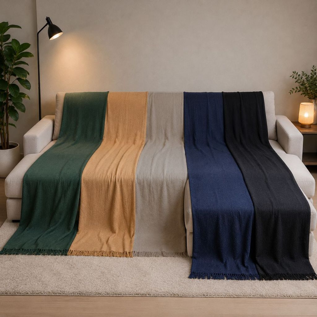 Manta Sofá Grande Retrátil 4,00M x 1,70M 100% Algodão Cobre Sofá Protetor Sala Estar Quarto Confortável TOP