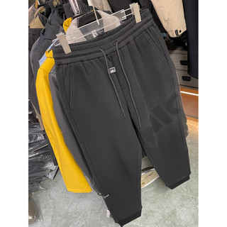 Oferta H, pedido restante!Calça de moletom masculina solta com gravata, calça Casual com cintura elástica e cordão, calç