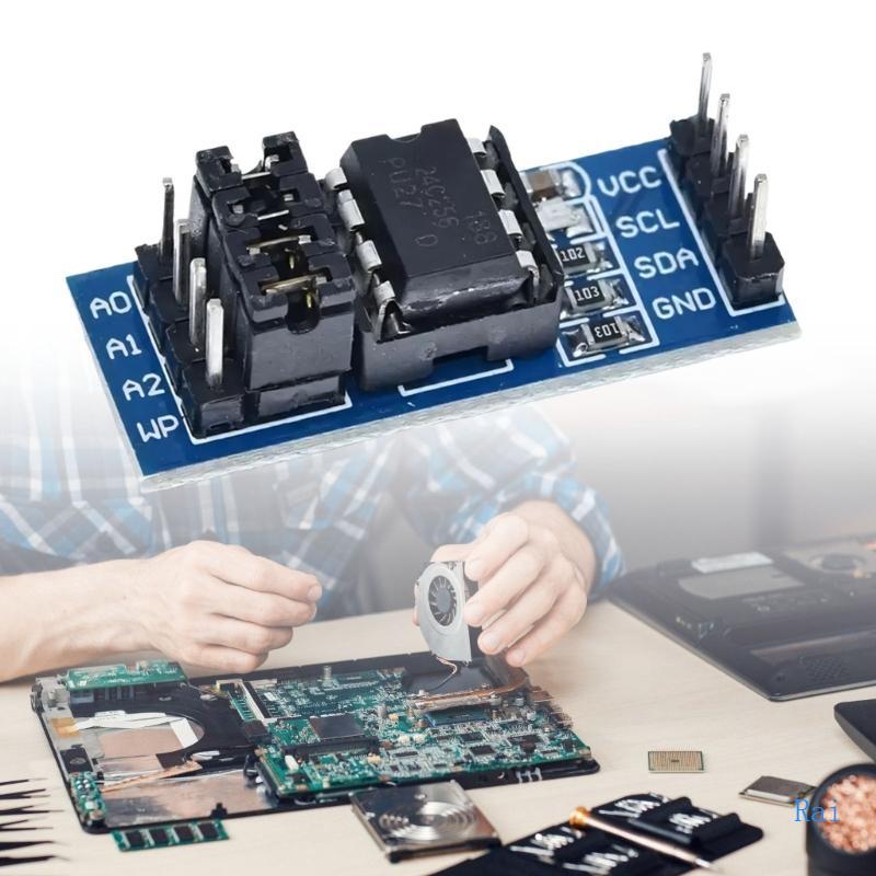 Rai AT24C256 I2C Módulo De Memória Placa De Armazenamento De Dados Eletrônico Microcontrolador Acessórios Para Aplicação