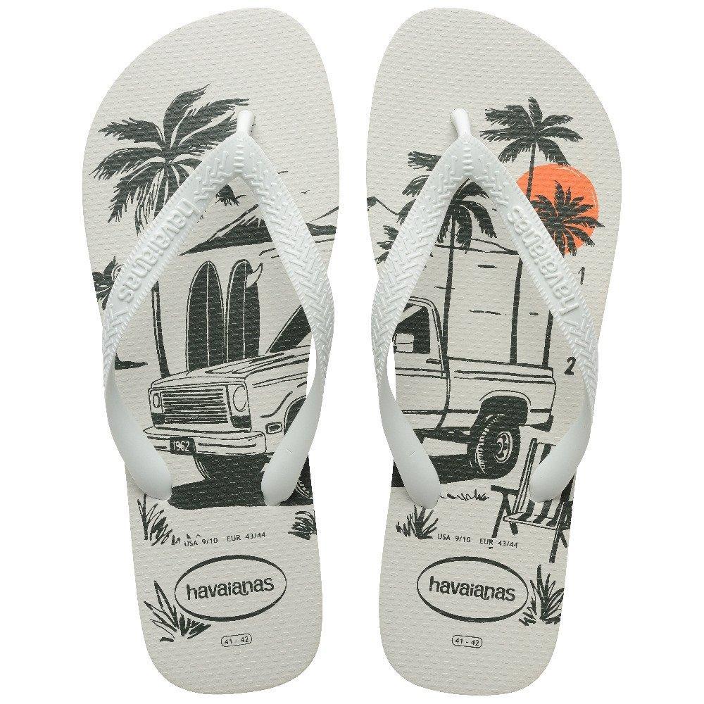 Havaianas Aloha Branco/Verde Olive