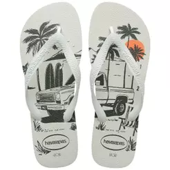 Havaianas Aloha Branco/Verde Olive