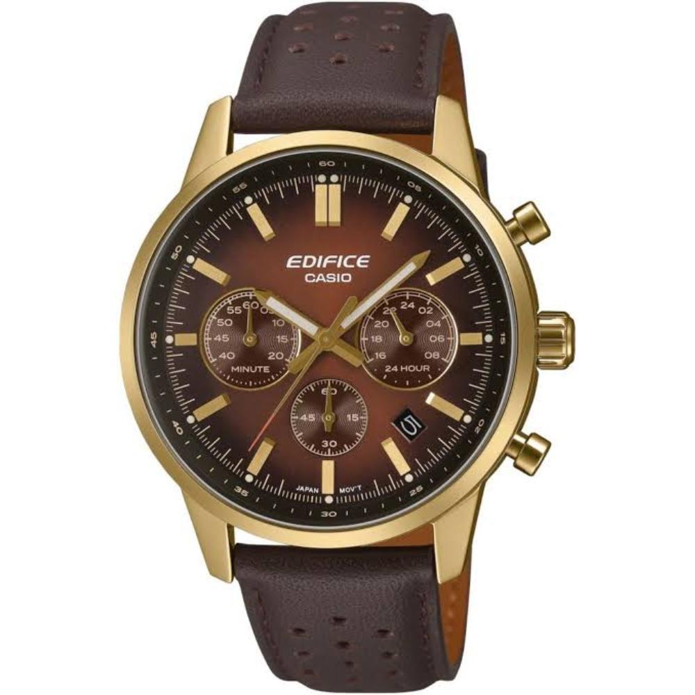 Relógio Casio Masculino Ref: Efr-575cl-5adf Edifice Cronógrafo Dourado