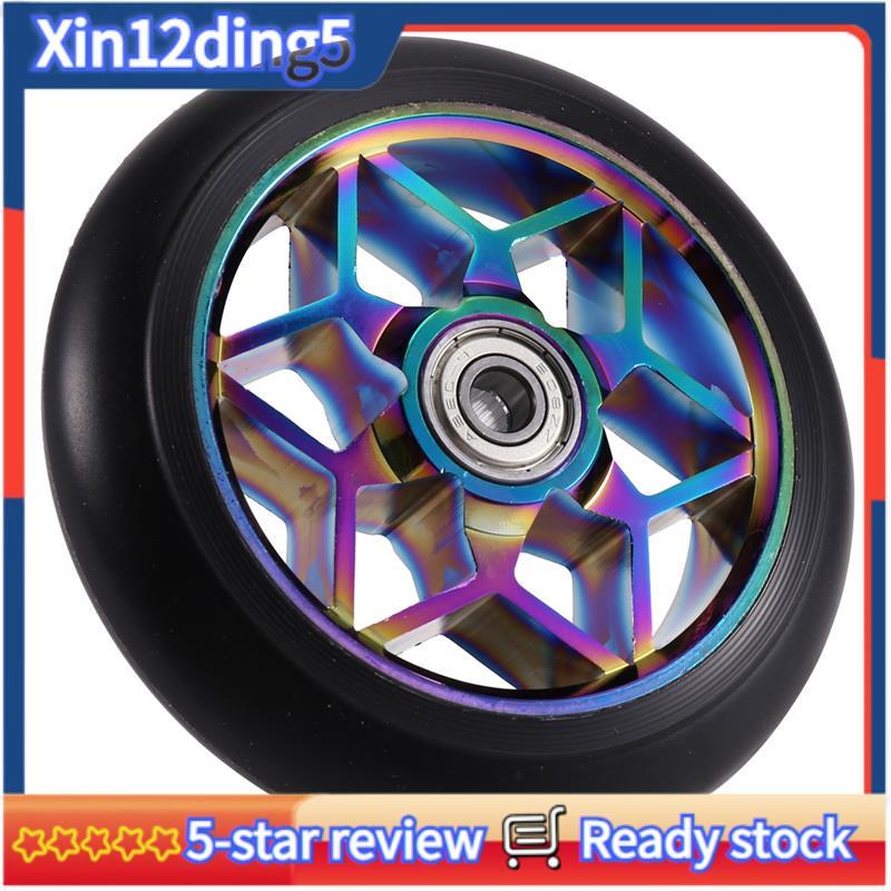 Acessórios De Cubo De Roda De Alumínio Substituição De Rodas De Scooter De 110 Mm Com Rolamentos Stunt Kick