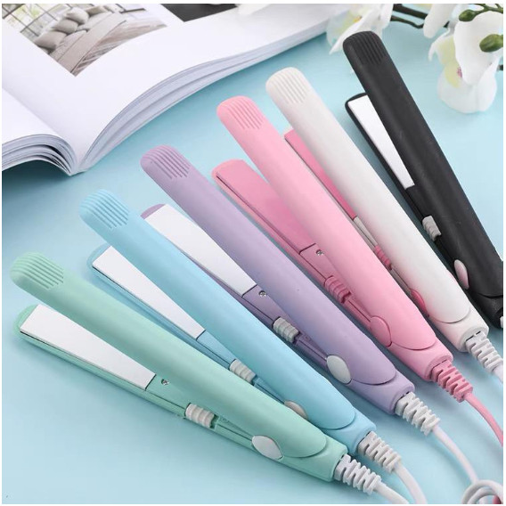 Mini Chapinha Prancha De Cabelo Portátil Com Case Transporte Estojo