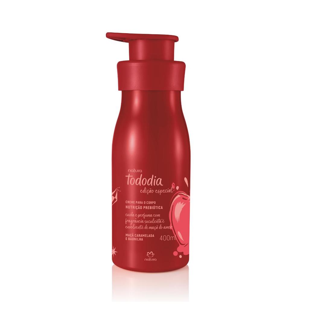 Creme para o Corpo Natura Tododia Maçã Caramelada e Baunilha