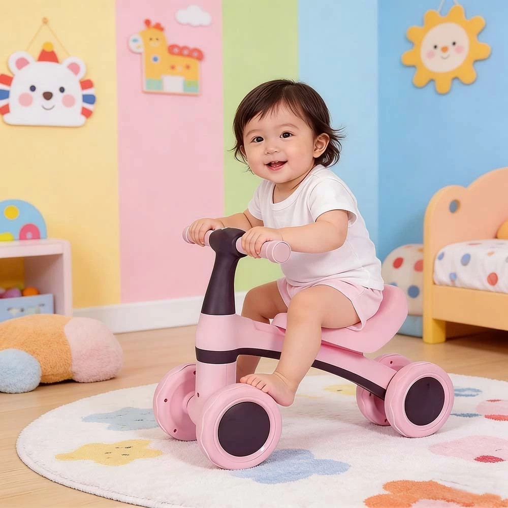 Andador 4 Rodas Sem Pedal Bicicleta de Equilíbrio Infantil P14