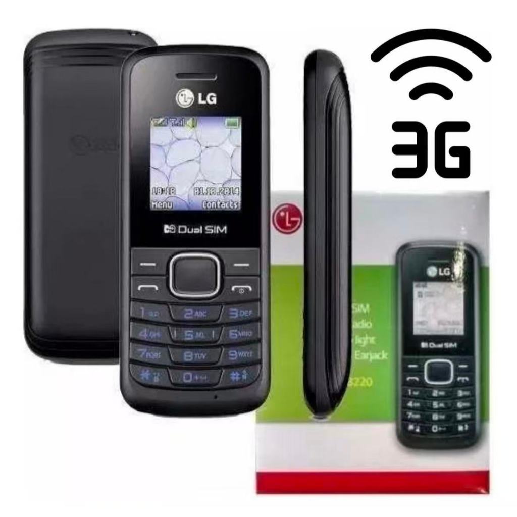 Celular LG Oficial B220 3G o Mais Completo Para Idoso 2 Chips