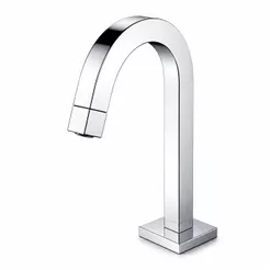 Torneira Lavatorio Modelo Easy Quadrada Baixa Cromada Abertura Bica