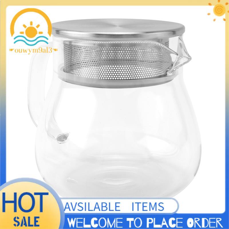 Pote De Café Resistente Ao Calor , Cafeteira Manual , Tampa De Aço , Compartilhamento Transparente Fabricação De Vidro C