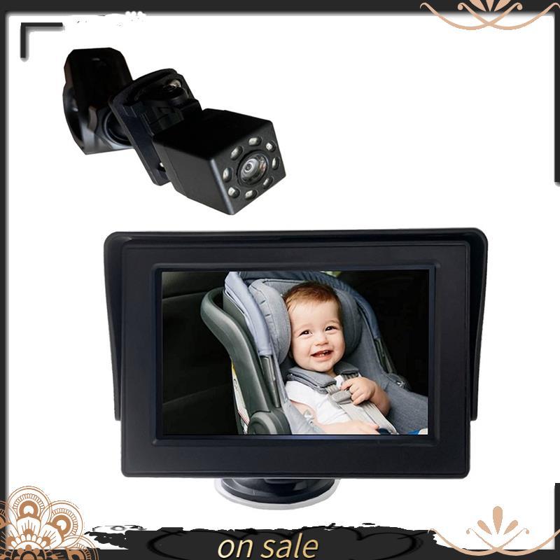 [Vendas Quentes Y] Câmera De Carro De Bebê , Espelho Retrovisor Monitor De 4.3 Polegadas , Assento Observar