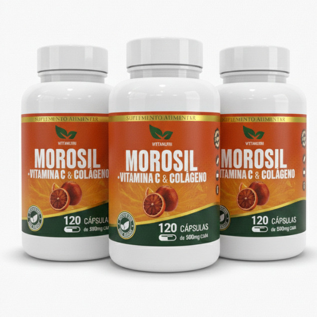 Vittanutri | Morosil + Colágeno + Vitamina C 120 caps 500mg - Suplemento alimentar