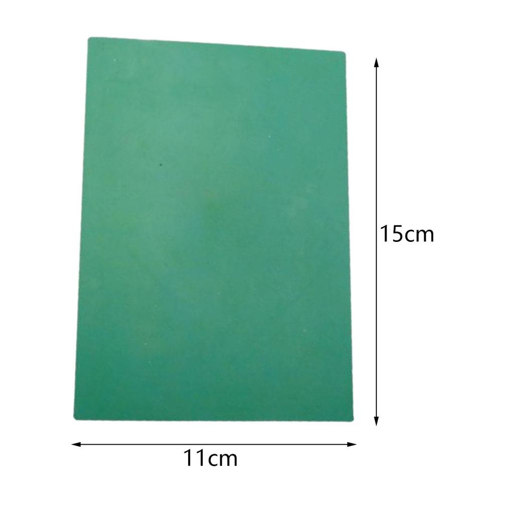 [hellery] Bloco De Carimbo De Gravura Verde Escultura Folha De Borracha Para Selos Personalizados Almofadas De Tinta DIY