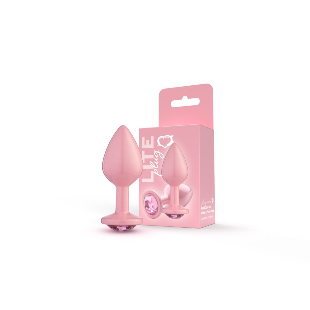 Plug Anal com Glitter e Pedra - "P" | Sexy Fantasy Lite em Oferta na Shopee