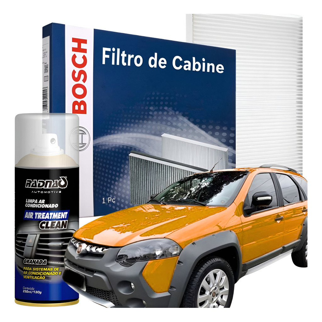 Filtro Ar Condicionado Com Spray Higienizador Palio Weekend em Oferta na Shopee