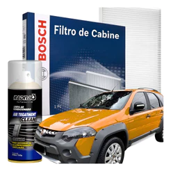 Filtro Ar Condicionado Com Spray Higienizador Palio Weekend