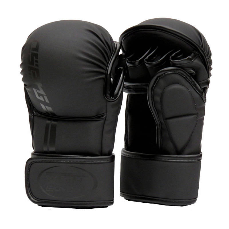 MMA luvas de meio dedo adulto Sanda Muay Thai luta crianças treinamento UFC luta saco de areia luvas de boxe das mulhere