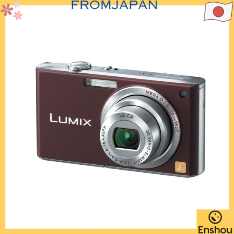 [USED]Do Japão [Usado] Câmera Digital Panasonic Lumix Marrom Chocolat DMC-FX33-T