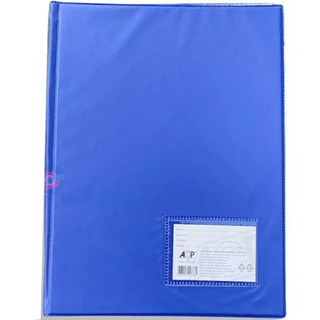 Pasta Catálogo com 50 Plásticos Finos Azul- ACP em Oferta na Shopee