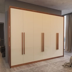 Guarda-Roupa Casal Monza 100%MDF 6 Portas 6 Gav Bom Pastor