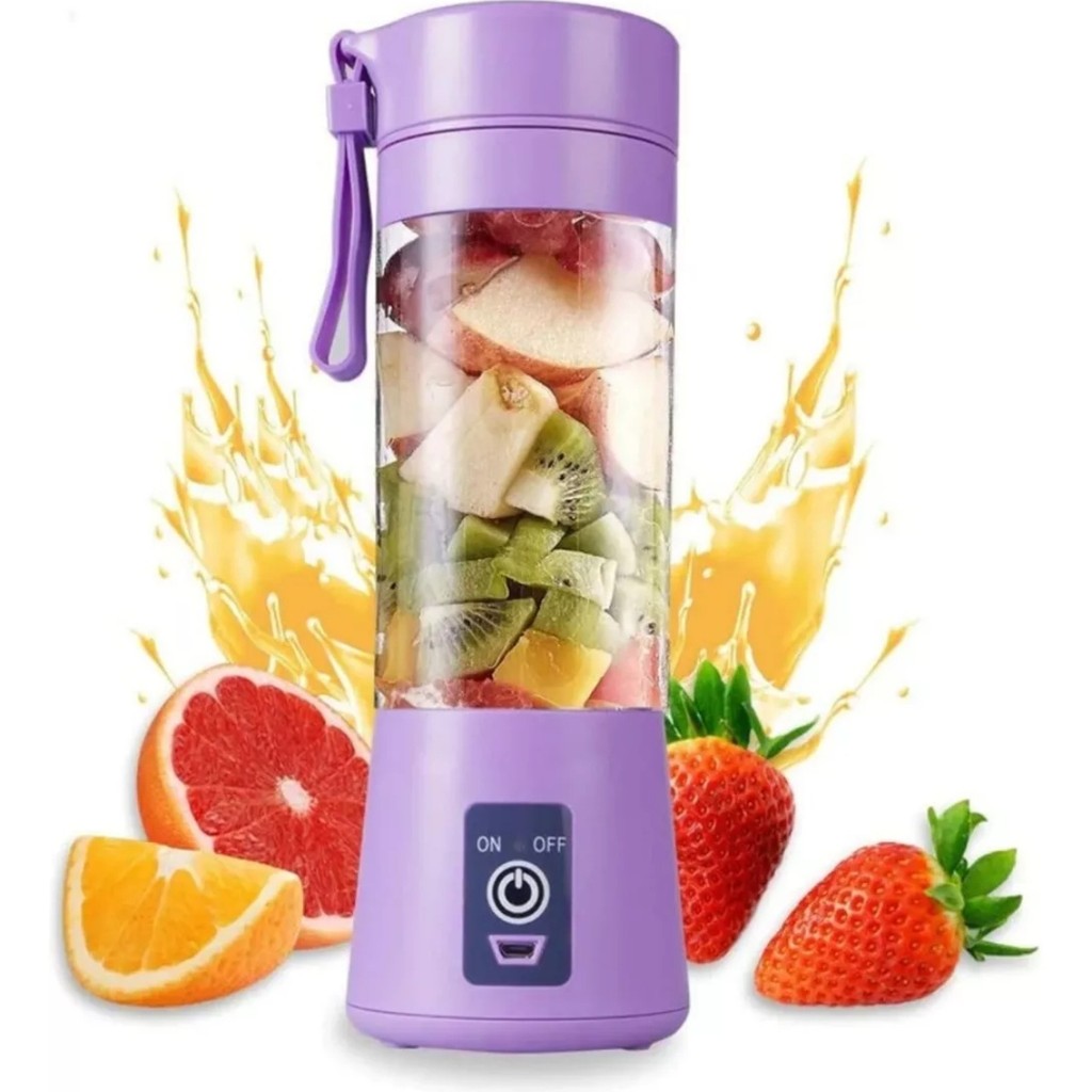 Compacto Processador Portátil Usb Turbo Mixer Recarregável De Frutas 110v/220v Para Vitaminas Entrega Rápida