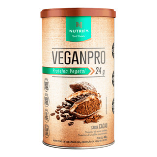 Veganpro Lata 450g Nutrify / CACAU em Oferta na Shopee