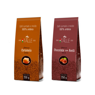 Café Aromatizado Café Torrado E Moído Caramelo E Avelã em Oferta na Shopee