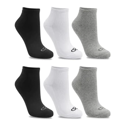 Kit 6 Pares de Meias Cano Curto Adulto Olympikus Original Kit Meia Masculino Feminina Confortável