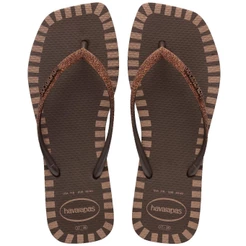Chinelo Havaianas Slim Square Glitter Contour