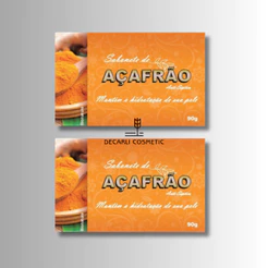 2 UN Sabonete Barra de Açafrão 90g Bionature
